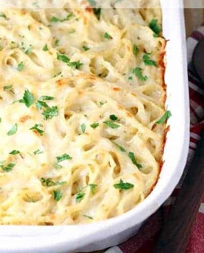 Fettuccine Alfredo Creamy Image